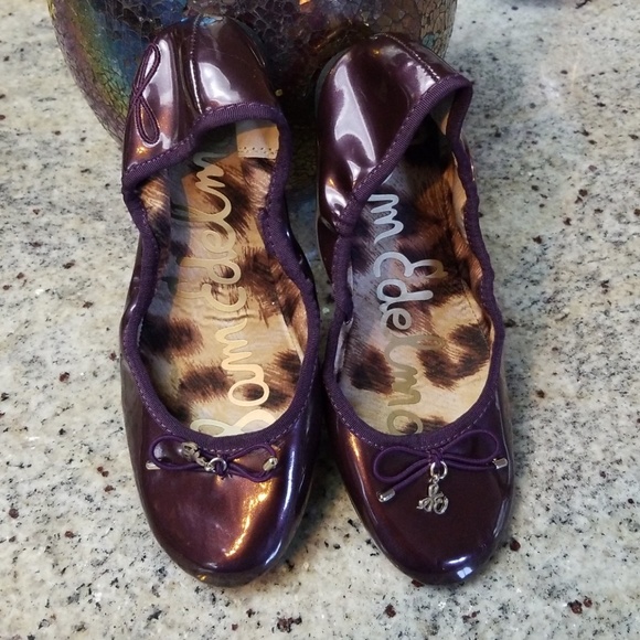 Sam Edelman Fiona Purple Ballet Flats Girls 3M - Picture 2 of 8